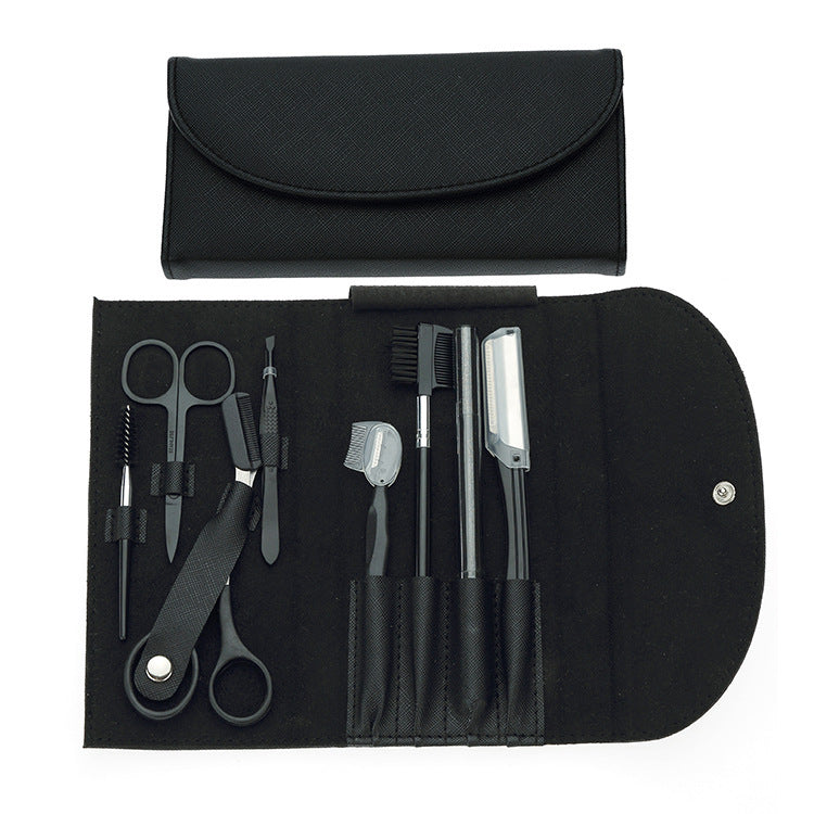 8-piece Set Of Beauty Tools - Eyebrow Scraper And Eyebrow Clip
