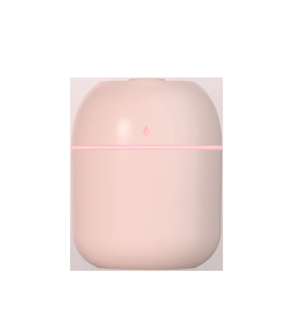 Compact USB Ultrasonic Mini Humidifier & Essential Oil Diffuser - Aromatherapy Car Purifier with LED Light