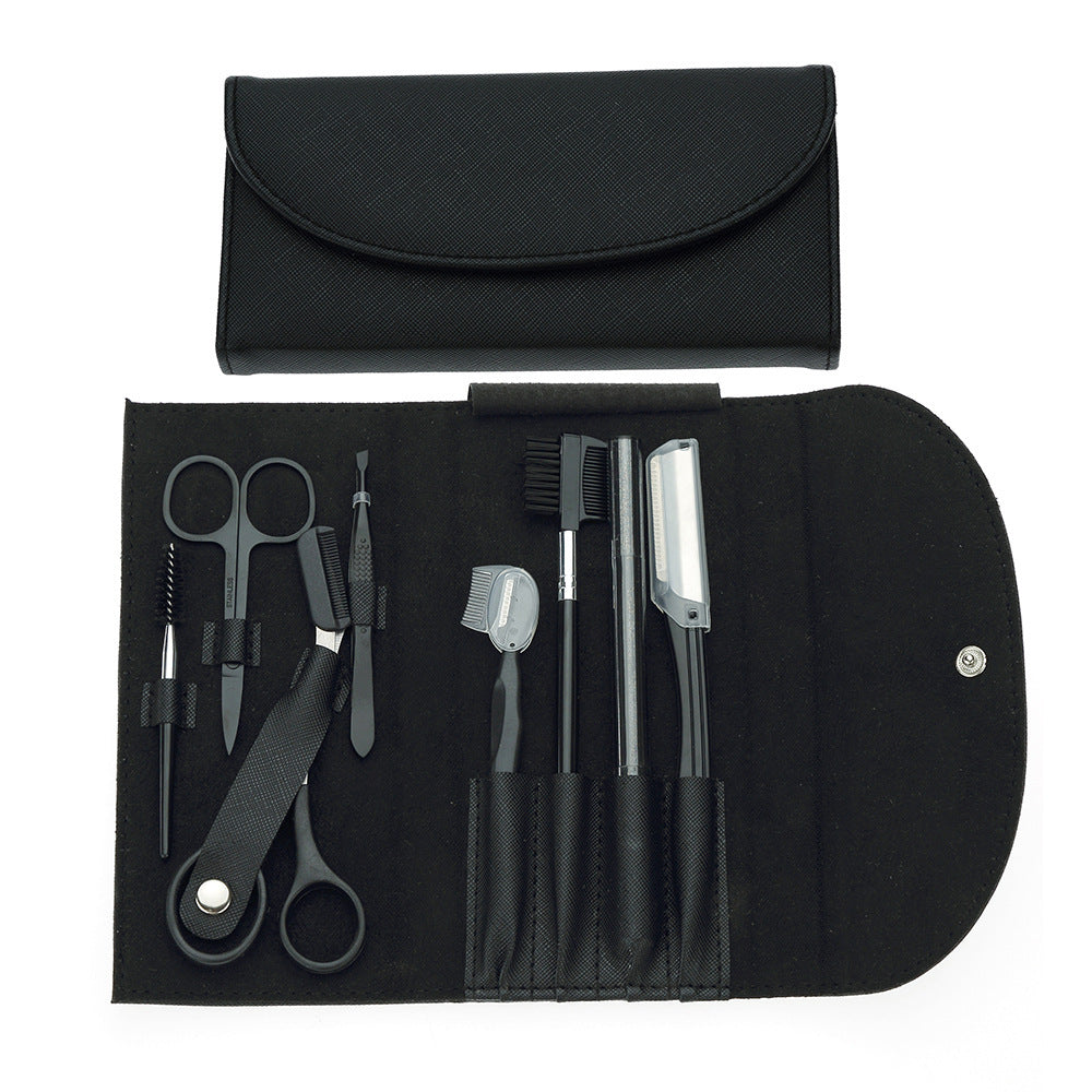 8-piece Set Of Beauty Tools - Eyebrow Scraper And Eyebrow Clip