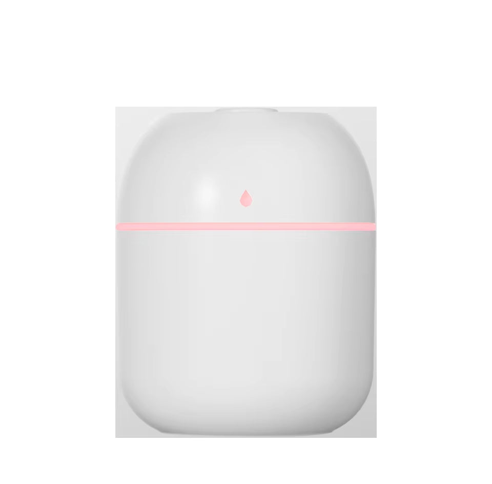 Compact USB Ultrasonic Mini Humidifier & Essential Oil Diffuser - Aromatherapy Car Purifier with LED Light