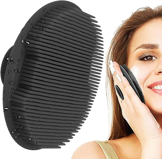 Multifunctional Silicone Exfoliator Face Scrubber - Perfect Facial Cleansing Brush for Home, Travel & Outdoor Use!