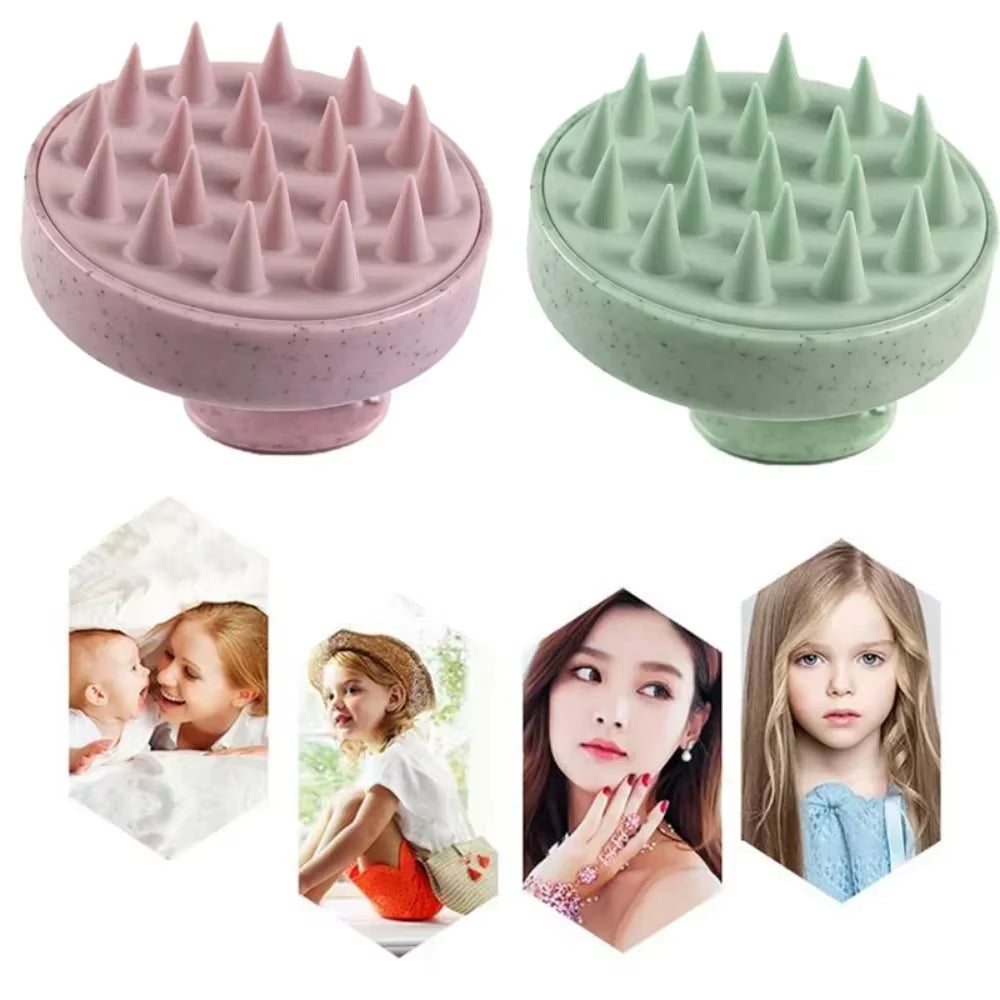 Silicone Scalp Massager Shampoo Brush - Ultimate Hair Washing & Body Massage Tool for Salon-Quality Care at Home