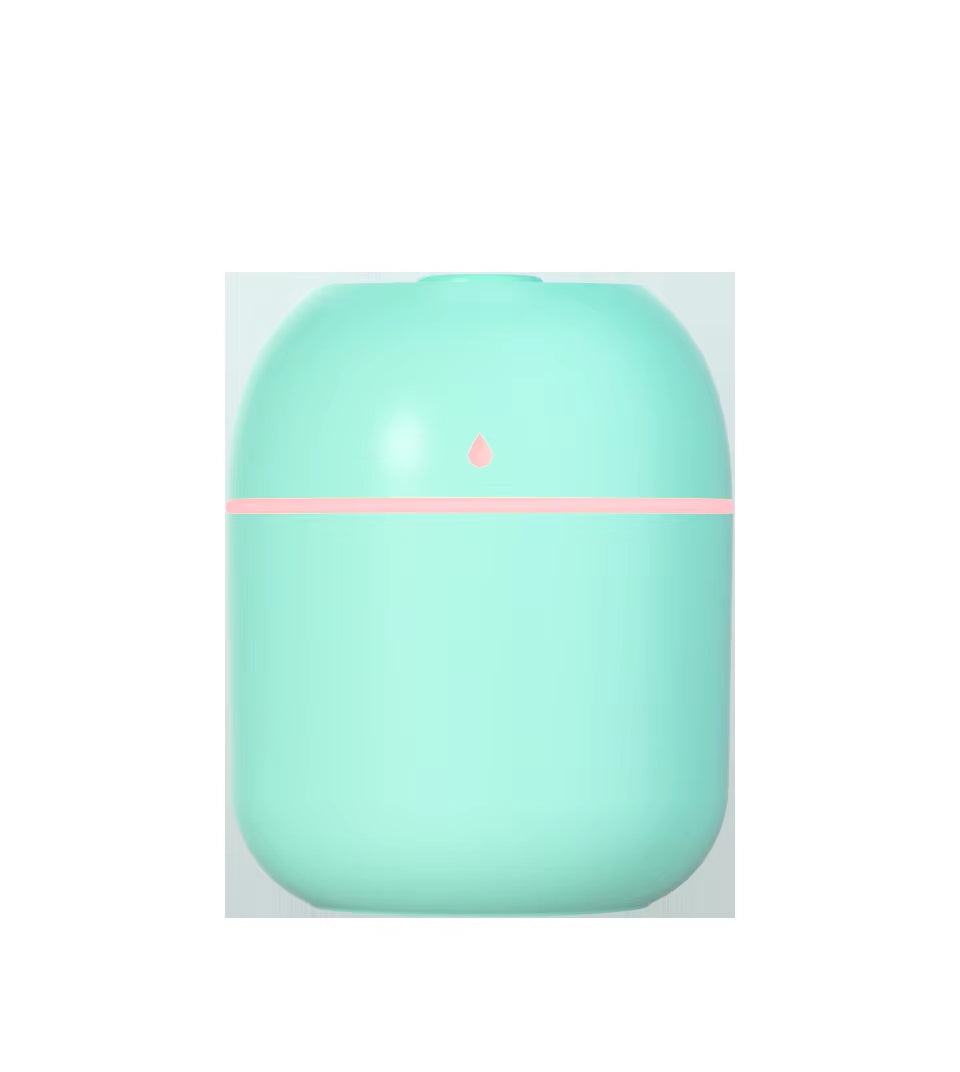 Compact USB Ultrasonic Mini Humidifier & Essential Oil Diffuser - Aromatherapy Car Purifier with LED Light