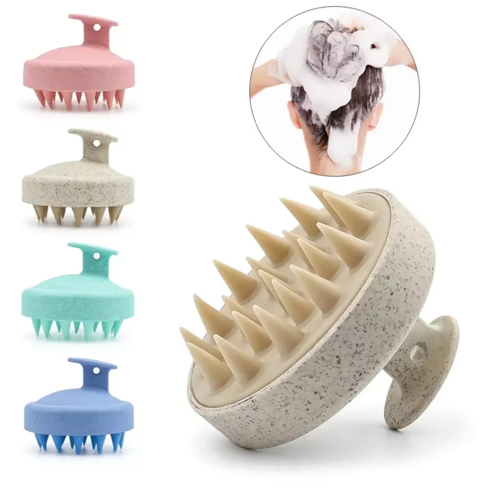 Silicone Scalp Massager Shampoo Brush - Ultimate Hair Washing & Body Massage Tool for Salon-Quality Care at Home
